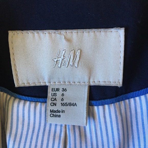 H&M Navy Blazer - Picture 5 of 7